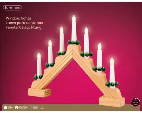 LED Welcome Light Pine Indoor - image 2