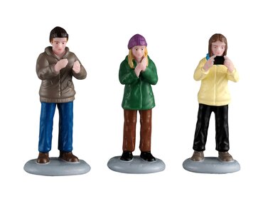 Lemax Audience Set of 3