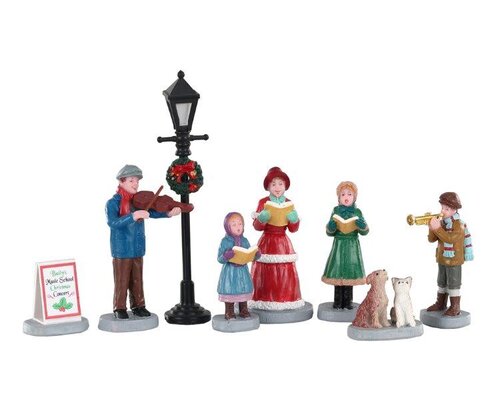 Lemax Baily's Music School Carolers Set of 8