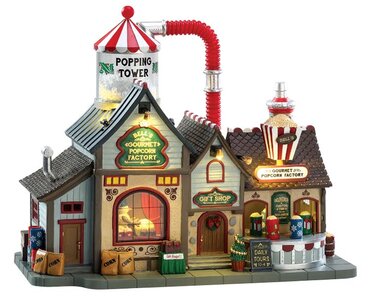 Lemax Bell's Gourmet Popcorn Factory