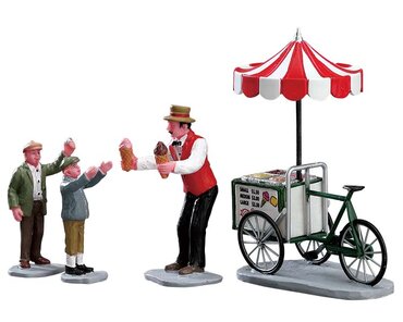 Lemax Gelato Cart Set of 4