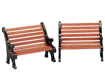 Lemax Park Bench Set of 2