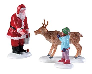 Lemax Reindeer Goodies Set of 3