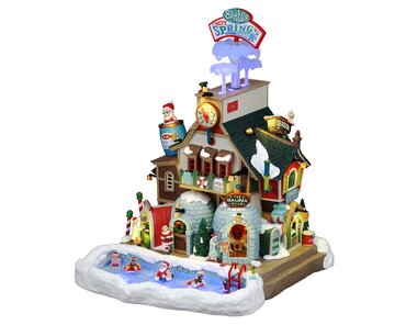 Lemax Santa's Hot Springs Oasis