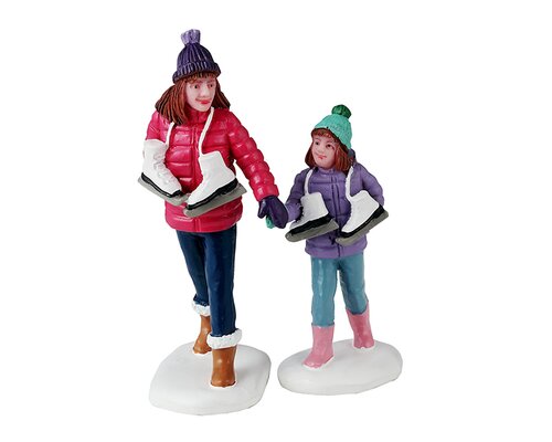 Lemax Skating Sisters Set of 2