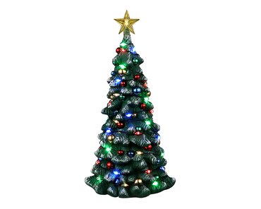 Lemax Snowy Christmas Tree Multi Light