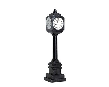 Lemax Street Clock