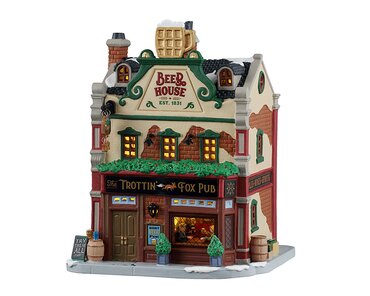 Lemax The Trottin' Fox Pub