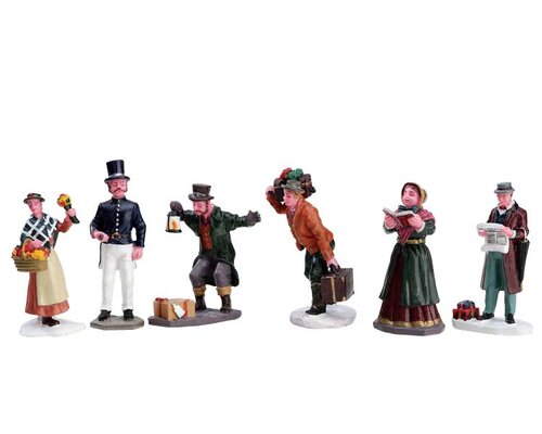 Lemax Townsfolk Figurines Set of 6