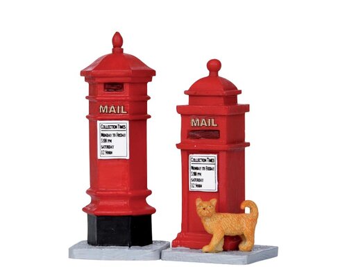 Lemax Victorian Mailboxes Set of 2