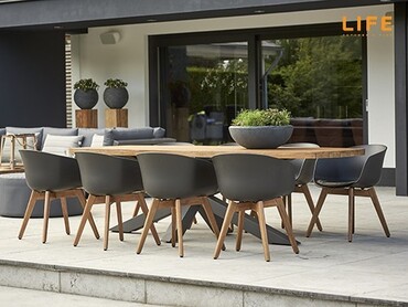 Life Timor 280cm Dining Suite with Denver Chairs - image 1