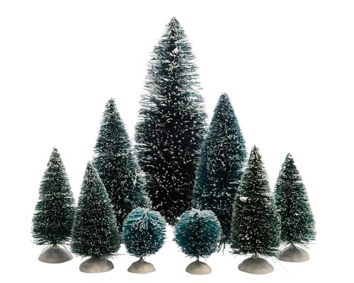 Lit Village Accessory x9 Pine Tree Assortment - image 1