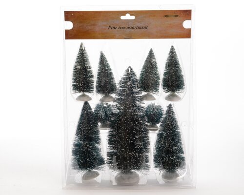 Lit Village Accessory x9 Pine Tree Assortment - image 2