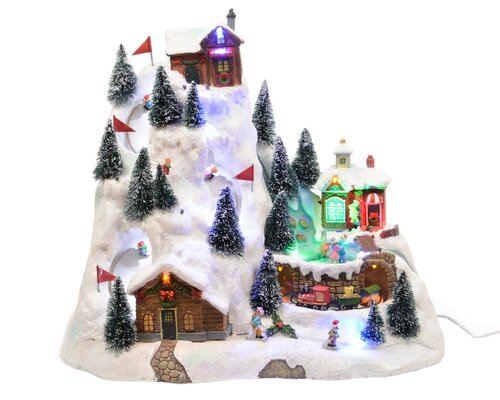 Lit Village Ski Slope & Train - image 1