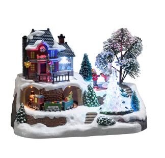 Lit Village Train Station
