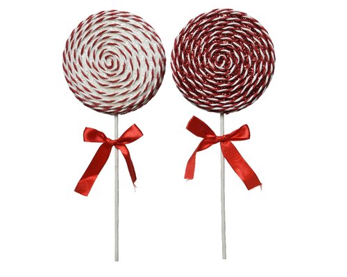 Lollipop Decoration 36cm (Red or White) - image 1