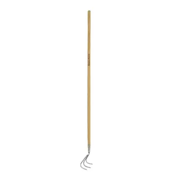 Long Handled 3 Prong Cultivator Stainless Steel - image 1