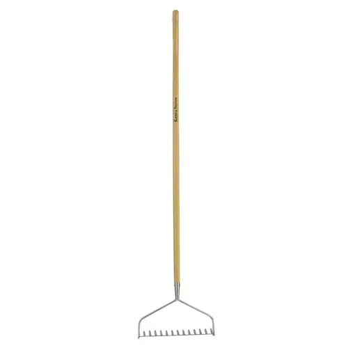 Long Handled Soil Rake Stainless Steel - image 1