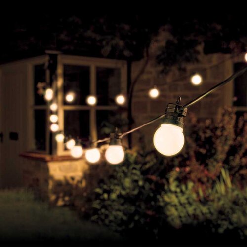 Low Voltage Party Festoon String Lights Warm White S/10 - image 1
