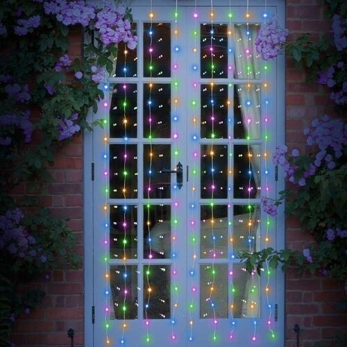 Low Voltage Curtain Light Multi Coloured - image 1