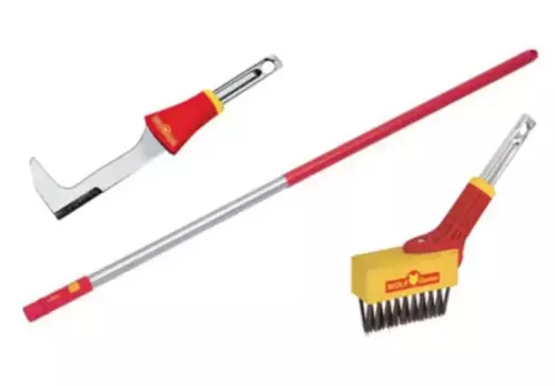 Weeding Brush, Scraper and 150cm Aluminium Handle - image 1