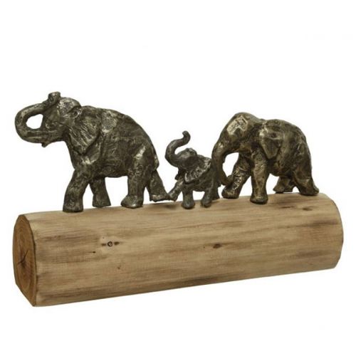 buy mango wood elephant statue