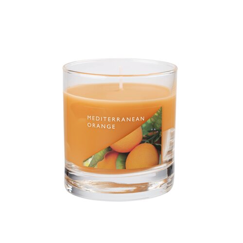 Medium Candle Jar Mediterranean Orange