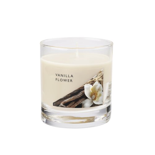 Medium Candle Jar Vanilla Flower