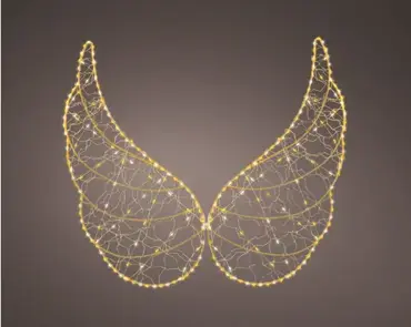 Micro LED Angel Wings Gold/Classic Warm 50cm