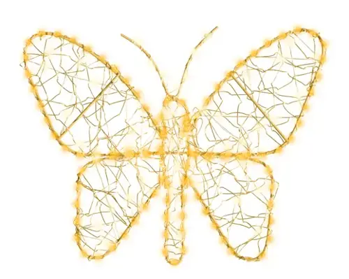 Micro LED Butterfly Metal Warm White Outdoor - image 2