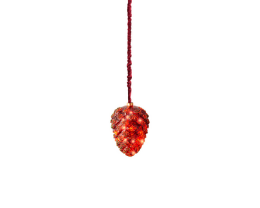 Red Pinecone Micro LED Rope Light - image 2