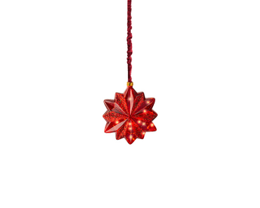 Red Flower Star Micro LED Rope Light - image 2