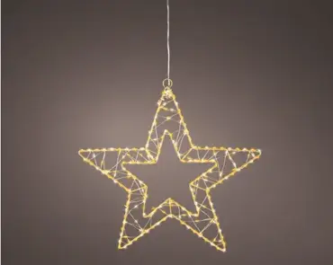 Micro LED Star Gold/Classic Warm 38cm - image 1