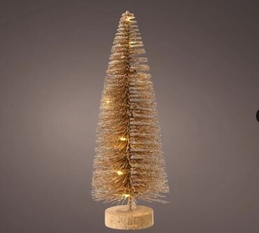 Micro LED Tree Gold BO indoor 30cm
