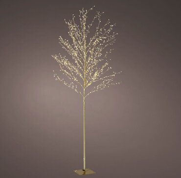Micro LED tree Gold/Warm White 180cm 720L