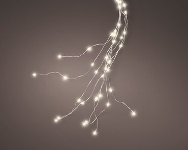 Micro LED Tree Light with Flash 210cm (Warm White) - image 1