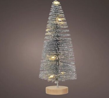 Micro LED Tree Silver BO indoor 20cm