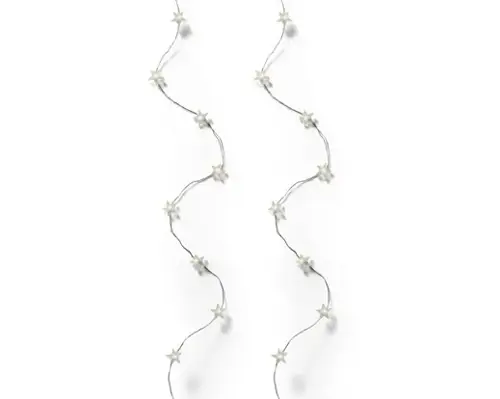 Micro LED Warm White w/ Stars / Silver 100L BO Indoor - image 3