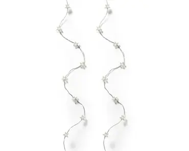 Micro LED Warm White w/ Stars / Silver 100L BO Indoor - image 3