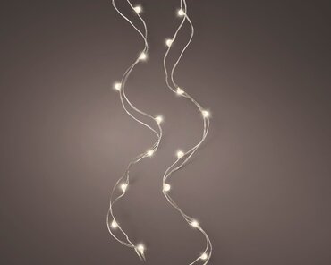 Micro LED Warm White/SIlver x 100L BO indoor - image 1