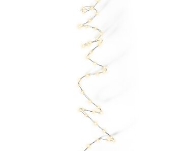 Micro Wire Extra Dense Battery String Lights (Warm White, Silver Wire) - image 2