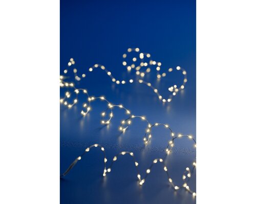 Micro Wire Extra Dense Battery String Lights (Warm White, Silver Wire) - image 3