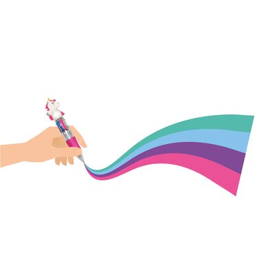 Mini 4-Colour Ballpoint Pen Unicorn - image 4