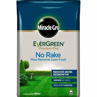 Miracle-Gro Premium-Plus No Rake Moss Remover Lawn Food (100sqm)