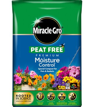 Miracle-Gro Peat Free Moisture Control Compost 40L