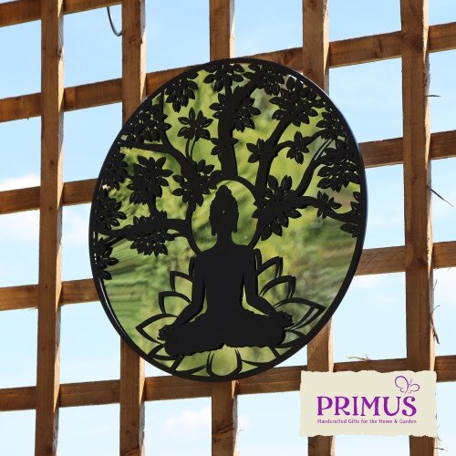 Mirror Buddha Silhouette 50cm Black - image 2