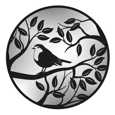 Mirror Robin Silhouette 50cm Black - image 2