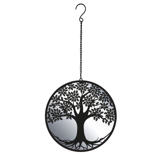 Mirror Silhouette Tree Of Life 23cm