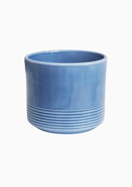 Munich Gloss Indoor Planter (Blue)