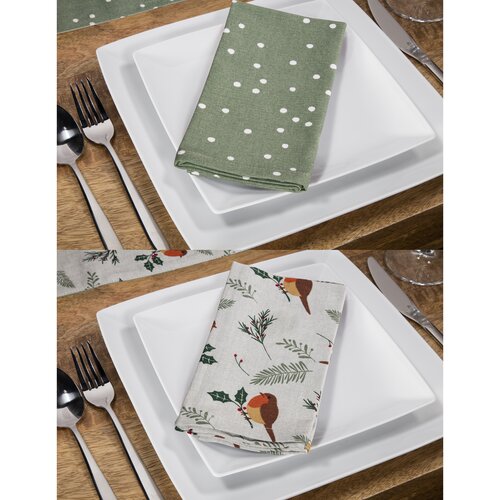 Napkin Robin Spot Set of 4